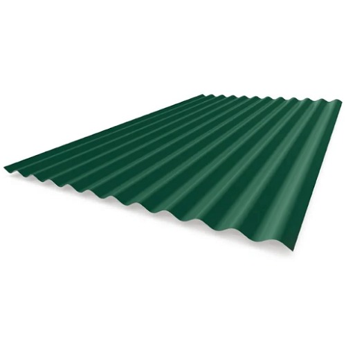 Corrugated Roof Sheet 0.32 mm Thickness 1 Meter Length Green Color | Matkel Store